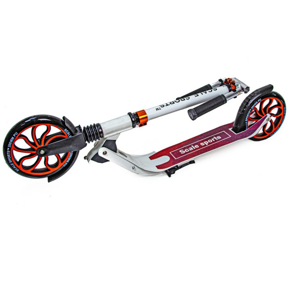 Двоколісний самокат Scale Sports SS-17 для підлітків і дорослих білий