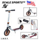 Двоколісний самокат Scale Sports SS-17 для підлітків і дорослих білий