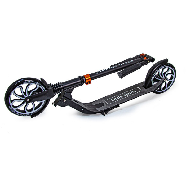 Двоколісний самокат Scale Sports SS-17 міський чорний