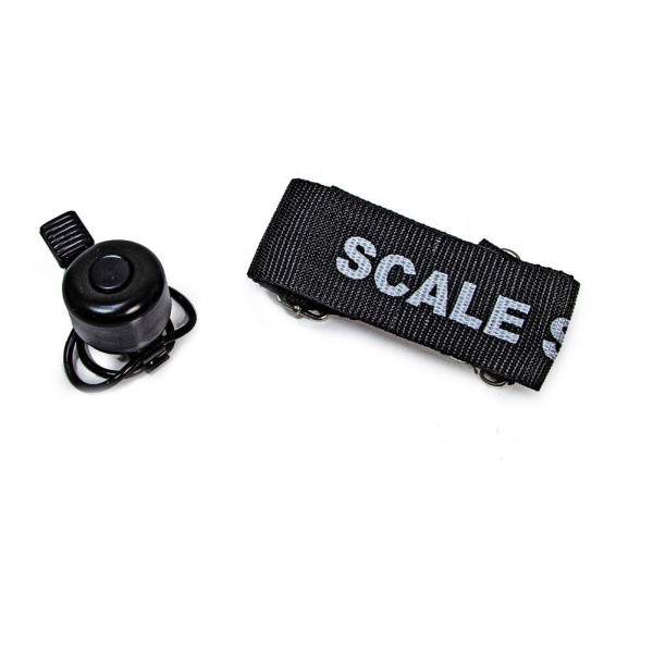 Двоколісний самокат Scale Sports SS-17 міський чорний