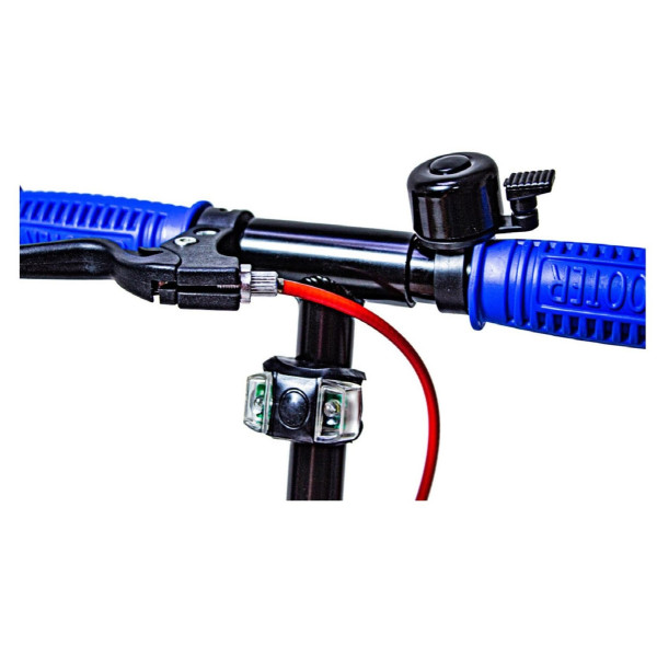Дитячий двоколісний самокат Scale Sports SS-13 з ручним гальмом та LED-ліхтарем синій