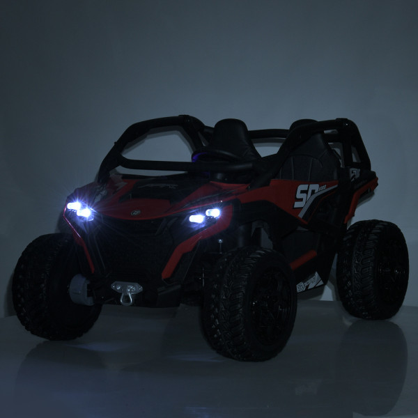 Дитячий джип M 6075EBLR-1 24V з 4 моторами білий