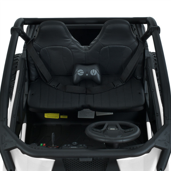 Дитячий джип M 6075EBLR-1 24V з 4 моторами білий