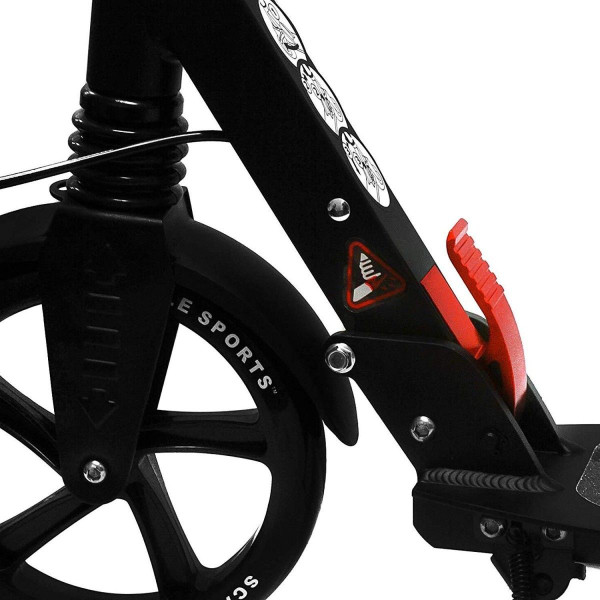 Двоколісний самокат Scale Sports Elite Plus SS-04 складний з дисковим гальмом чорний