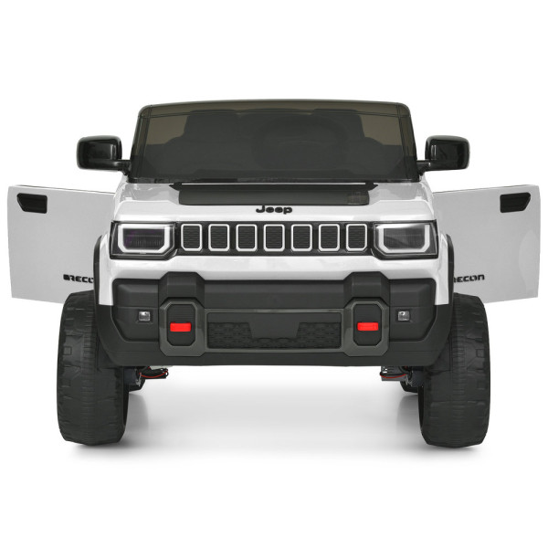 Дитячий електромобіль джип JJ2500EBLR–1(24V) 2×25W/2×45W 24V7Ah білий