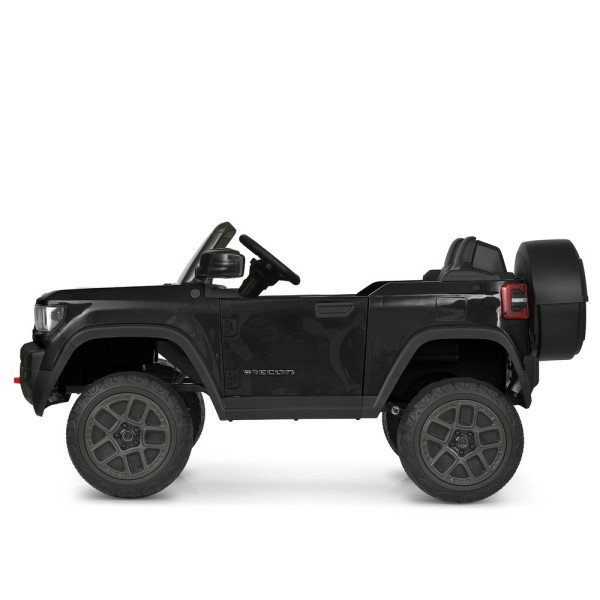 Дитячий електромобіль джип JJ2500EBLR–2(24V) 2×25W/2×45W 24V7Ah чорний