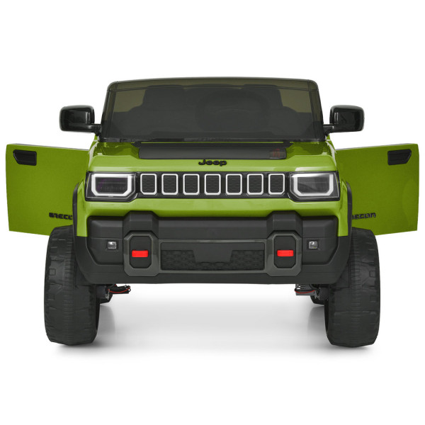 Дитячий електромобіль джип JJ2500EBLR–5(24V) 2×25W/2×45W 24V7Ah зелений