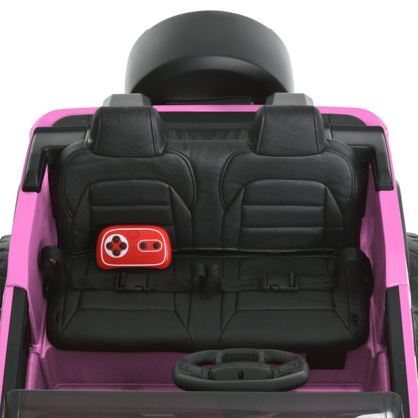 Дитячий електромобіль джип JJ2500EBLR–8(24V) 2×25W/2×45W 24V7Ah рожевий
