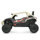 Дитячий електромобіль джип баггі JS330EBLR–13 4×35W 24V5Ah бежевий