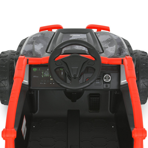 Дитячий електромобіль джип баггі JS330EBLR–2–3(24V) 4×35W 24V5Ah червоно–чорний