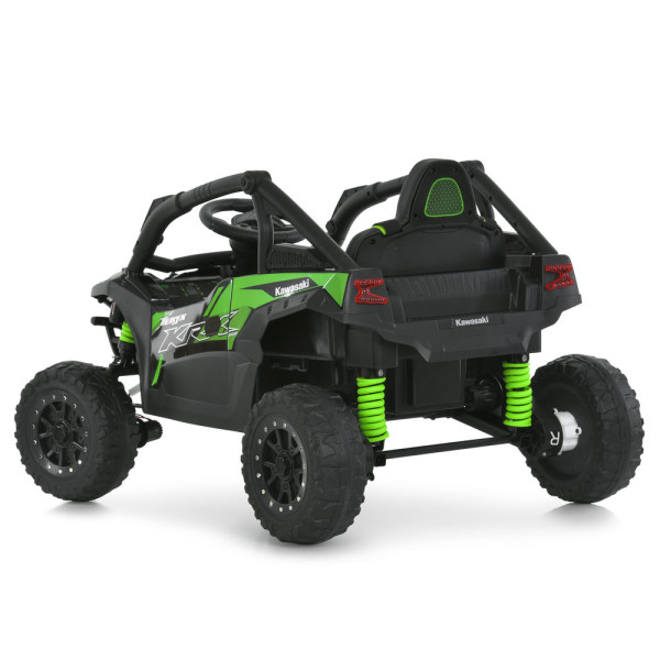 Дитячий електромобіль джип баггі JS330EBLR–2–5(24V) 4×35W 24V5Ah чорно–зелений
