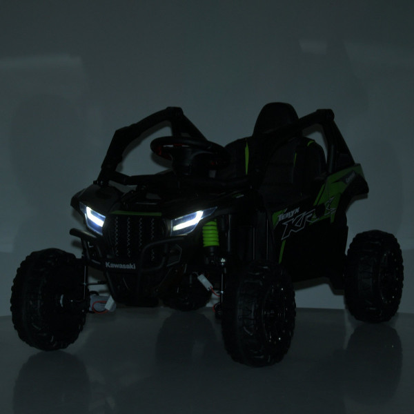 Дитячий електромобіль джип баггі JS330EBLR–2–5(24V) 4×35W 24V5Ah чорно–зелений