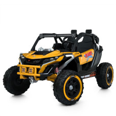 Дитячий електромобіль джип баггіM 6149EBLR–6 2×120W 24V7Ah жовтий