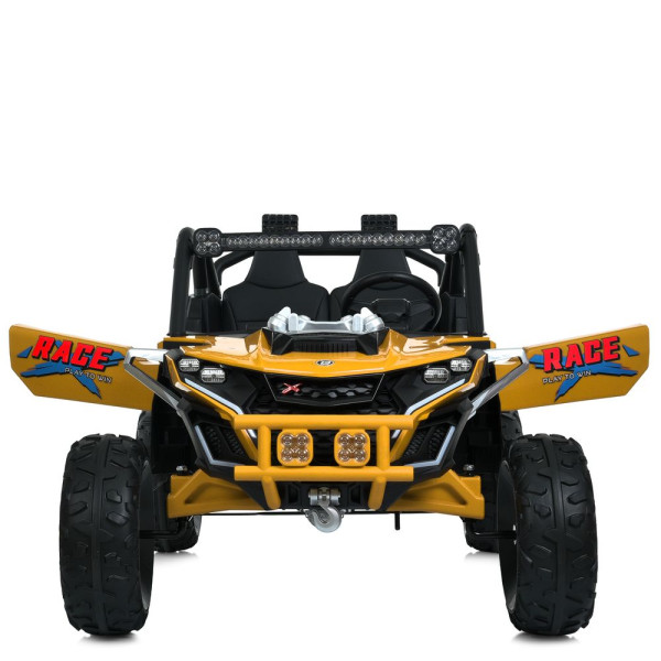Дитячий електромобіль джип баггіM 6149EBLR–6 2×120W 24V7Ah жовтий