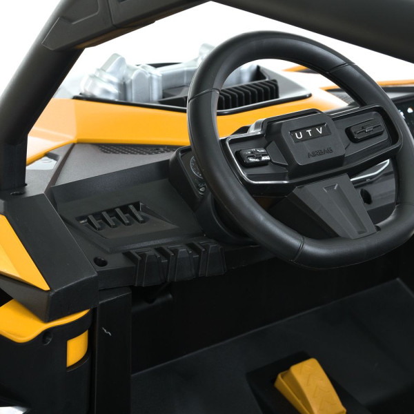 Дитячий електромобіль джип баггіM 6149EBLR–6 2×120W 24V7Ah жовтий