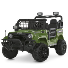 Дитячий електромобіль джип M 6270EBLR–10 2×45W 24V8AH хакі