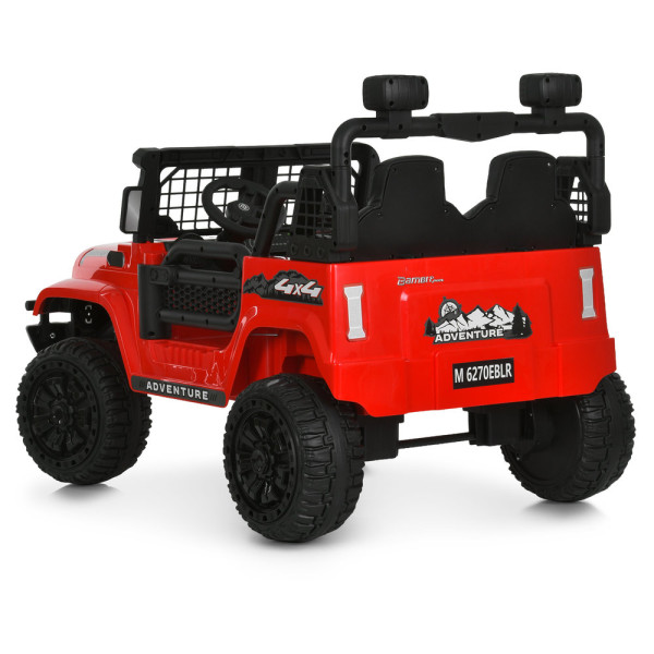 Дитячий електромобіль джип M 6270EBLR–3 2×45W 24V8AH червоний
