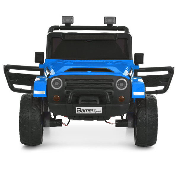 Дитячий електромобіль джип M 6287EBLR–4 4*45W 24V7Ah синій