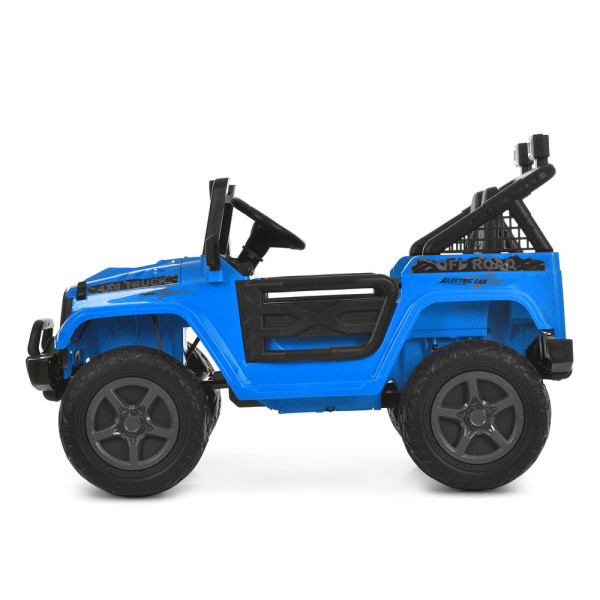 Дитячий електромобіль джип M 6287EBLR–4 4*45W 24V7Ah синій