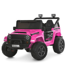 Дитячий електромобіль джип M 6287EBLR–8(24V) 4×45W 24V7Ah рожевий