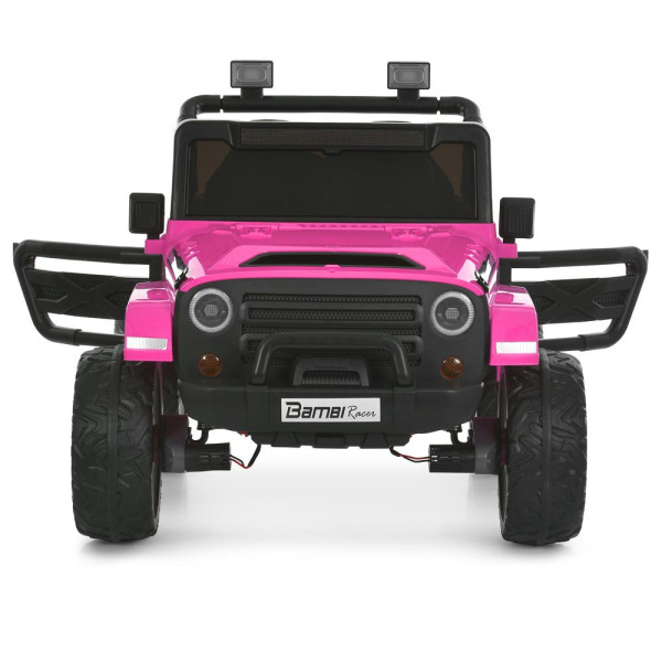Дитячий електромобіль джип M 6287EBLR–8(24V) 4×45W 24V7Ah рожевий