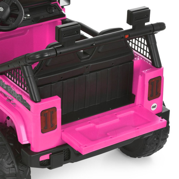 Дитячий електромобіль джип M 6287EBLR–8(24V) 4×45W 24V7Ah рожевий