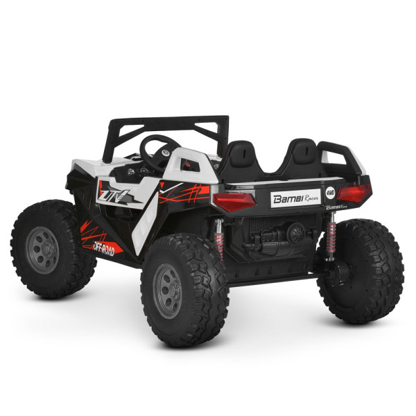 Дитячий електромобіль джип баггі M 6291EBLR–1(24V) 4×35W 2×12V7A білий