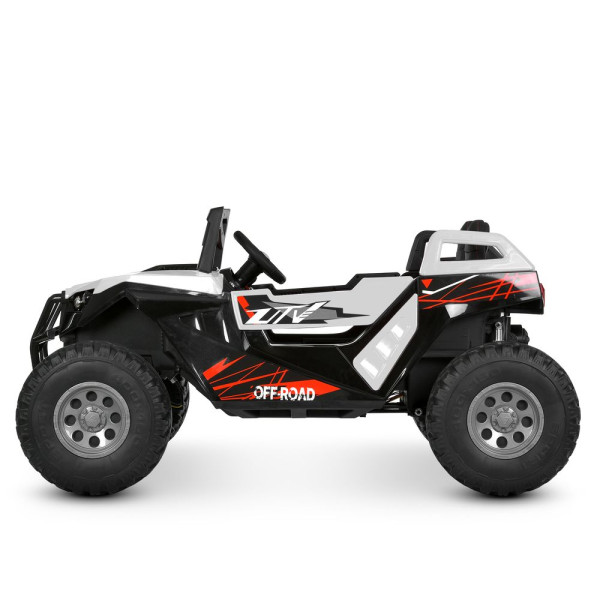 Дитячий електромобіль джип баггі M 6291EBLR–1(24V) 4×35W 2×12V7A білий