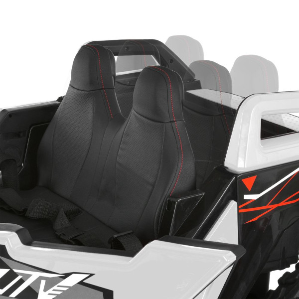 Дитячий електромобіль джип баггі M 6291EBLR–1(24V) 4×35W 2×12V7A білий
