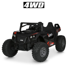 Дитячий електромобіль джип баггі M 6291EBLR–2(24V) 4×35W 2×12V7Ah чорний