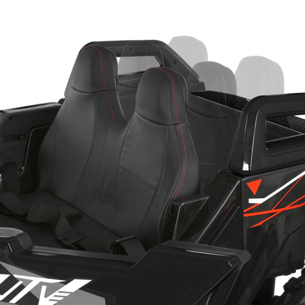 Дитячий електромобіль джип баггі M 6291EBLR–2(24V) 4×35W 2×12V7Ah чорний