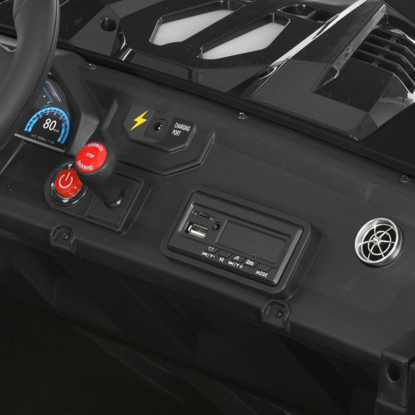 Дитячий електромобіль джип баггі M 6291EBLR–2(24V) 4×35W 2×12V7Ah чорний