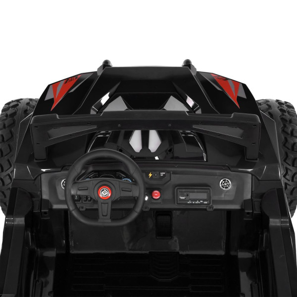 Дитячий електромобіль джип баггі M 6291EBLR–2(24V) 4×35W 2×12V7Ah чорний