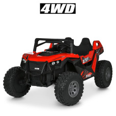 Дитячий електромобіль джип баггі M 6291EBLR–3(24V) 4×35W 2×12V7Ah червоний