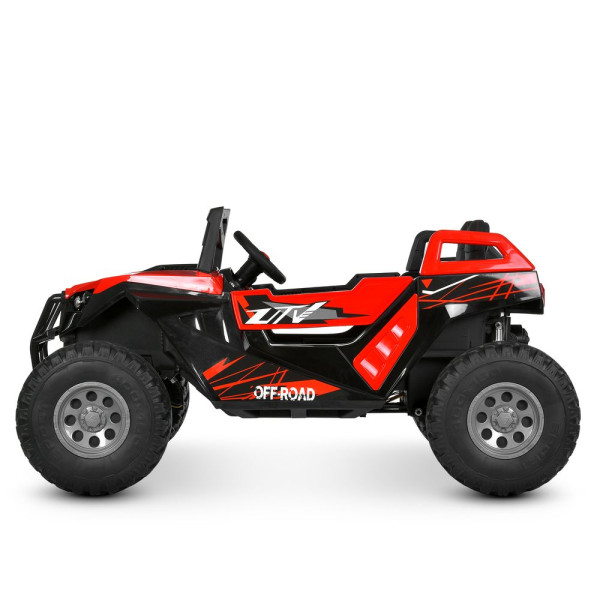 Дитячий електромобіль джип баггі M 6291EBLR–3(24V) 4×35W 2×12V7Ah червоний