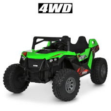Дитячий електромобіль джип баггі M 6291EBLR–5(24V) 4×35W 2×12V7AH зелений