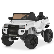 Дитячий електромобіль джип M 6296EBLR–1(24V) 4×45W 24V7AH білий