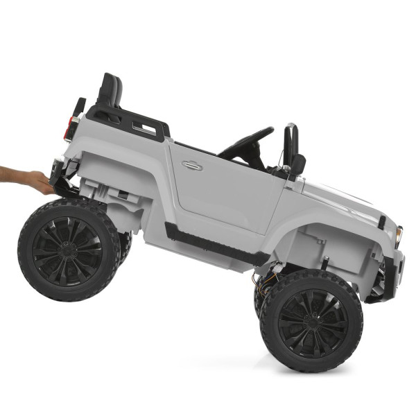Дитячий електромобіль джип M 6296EBLR–11 4×45W 24V7AH сірий