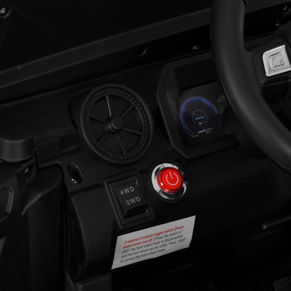 Дитячий електромобіль джип M 6296EBLR–2(24V) 4×45W 24V7AH чорний