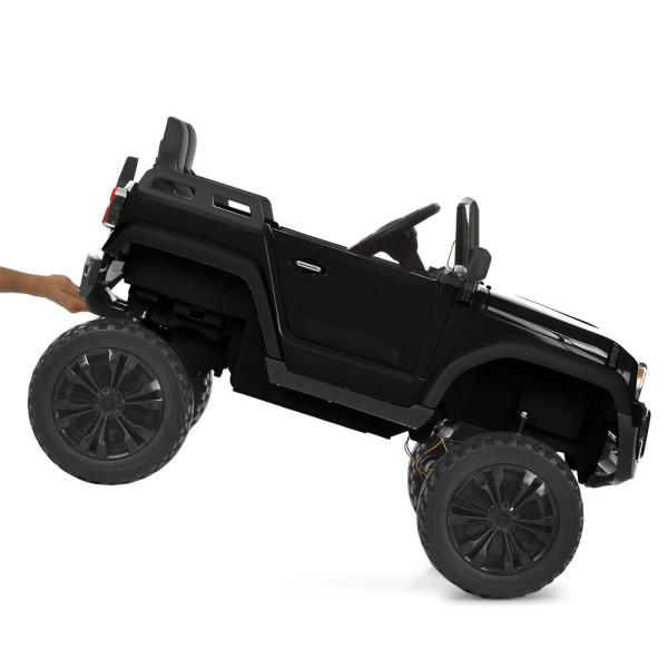 Дитячий електромобіль джип M 6296EBLR–2(24V) 4×45W 24V7AH чорний