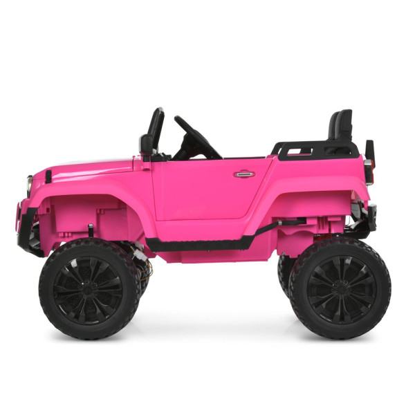 Дитячий електромобіль джип M 6296EBLR–8(24V) 4×45W 24V7Ah рожевий