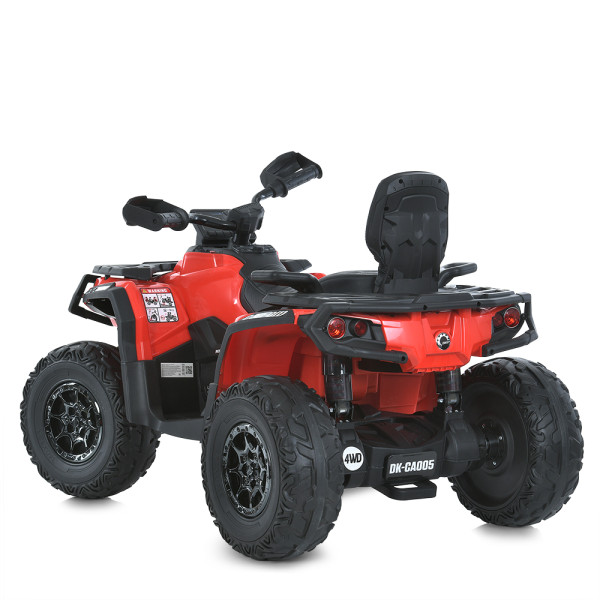 Дитячий квадроцикл електро M 6080EL–3 4×200W 24V7AH червоний