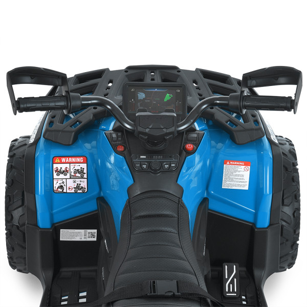Дитячий квадроцикл електро M 6080EL–4(24V) 4×200W 24V7AH синій