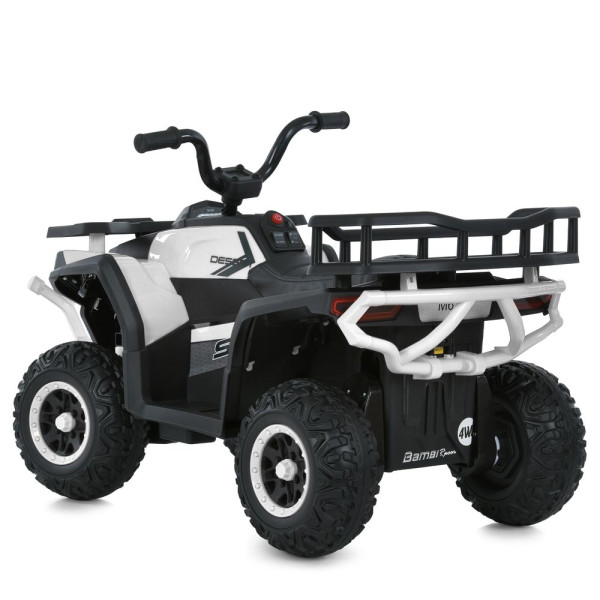 Дитячий квадроцикл електро M 6127EBLR–1 4×25W 24V4,5AH білий