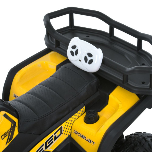 Дитячий квадроцикл електро M 6127EBLR–6 4×25W 24V4,5AH жовтий