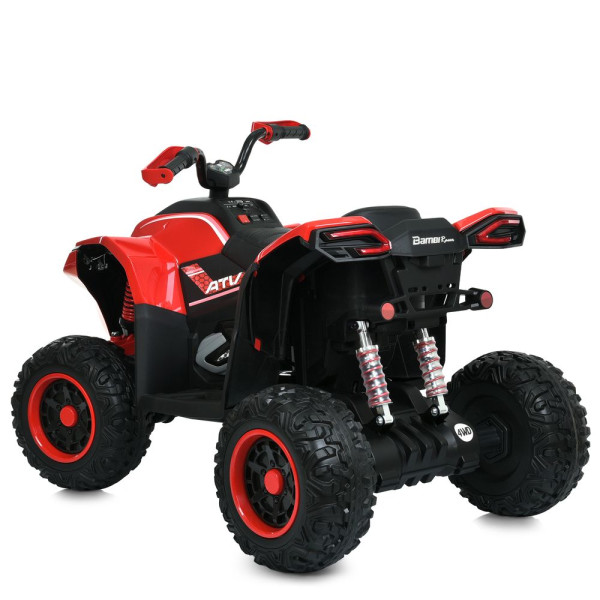 Дитячий квадроцикл електро M 6128EBLR–3 4×75W 24V7AH червоний