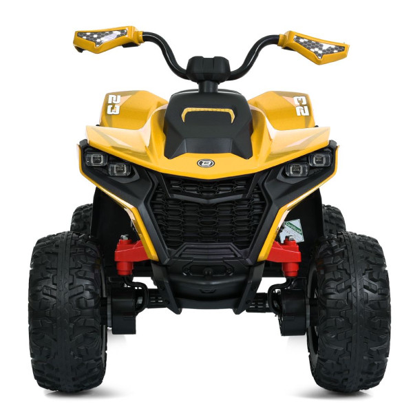 Дитячий квадроцикл електро M 6128EBLR–6(24V) 4×75W 24V7AH жовтий