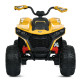 Дитячий квадроцикл електро M 6128EBLR–6(24V) 4×75W 24V7AH жовтий