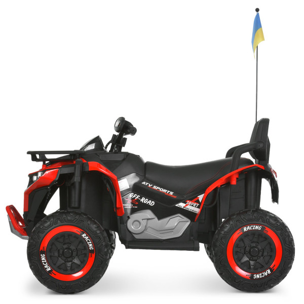 Дитячий квадроцикл електро M 6272EBLR–3(24V) 2×45W 24V8AH червоний