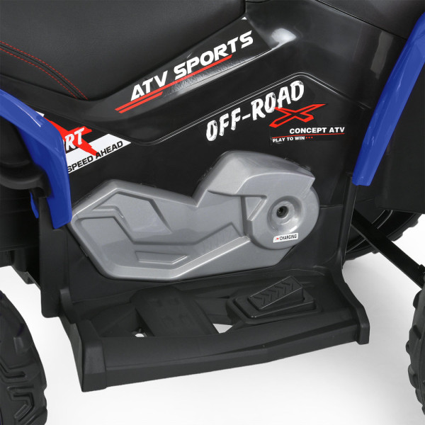 Дитячий квадроцикл електро M 6272EBLR–4 2×45W 24V8AH синій